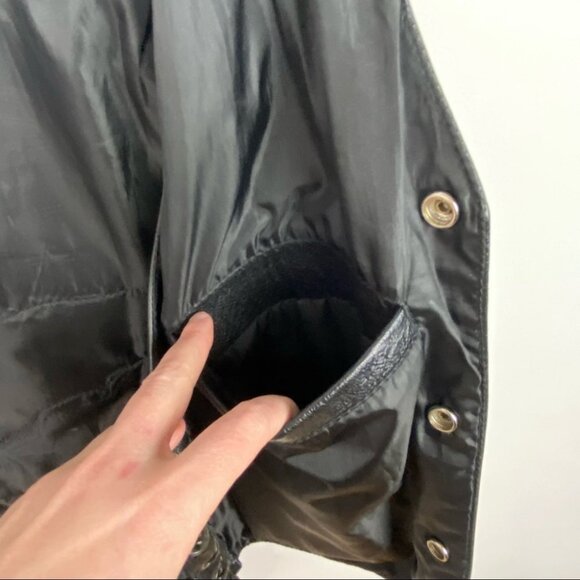 Genuine Leather Motorcycle Vest Black Cruisers Size Medium Canadian Moto Jacket - Picture 14 of 15